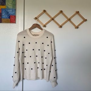 MADEWELL Brockton Bobble Sweater in Coziest Yarn